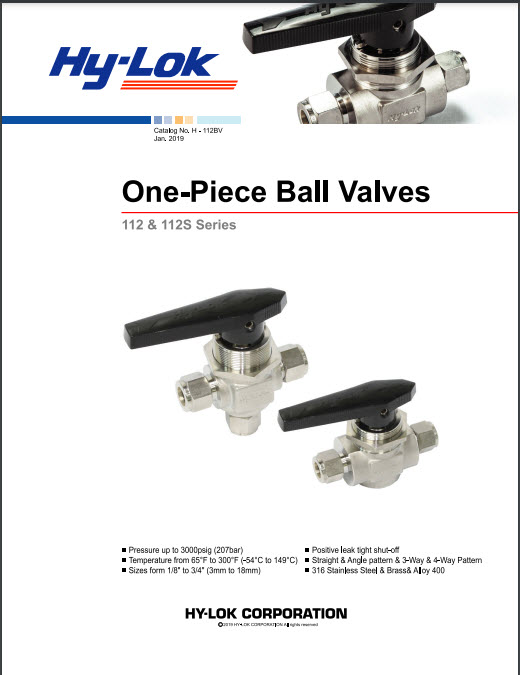 112S Series: Ball Valves