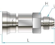 Q Series 37 Degree Flared Tube Body Connector Fittings