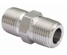High Pressure Pipe Fitting 1/8"M x 1/4" M Male Hex Nipple Connector 5000 psi 