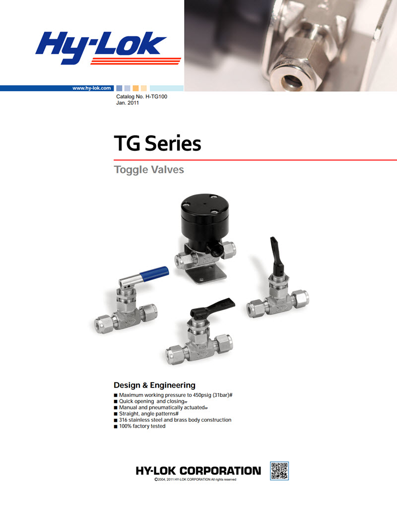 TG Series: Toggle Valves