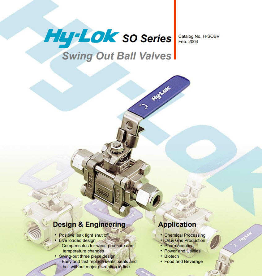 SO Series: Swing Out Ball Valves